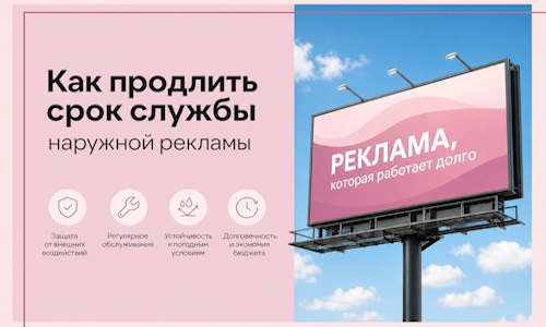 Как продлить срок службы наружной рекламы в Сорочинске