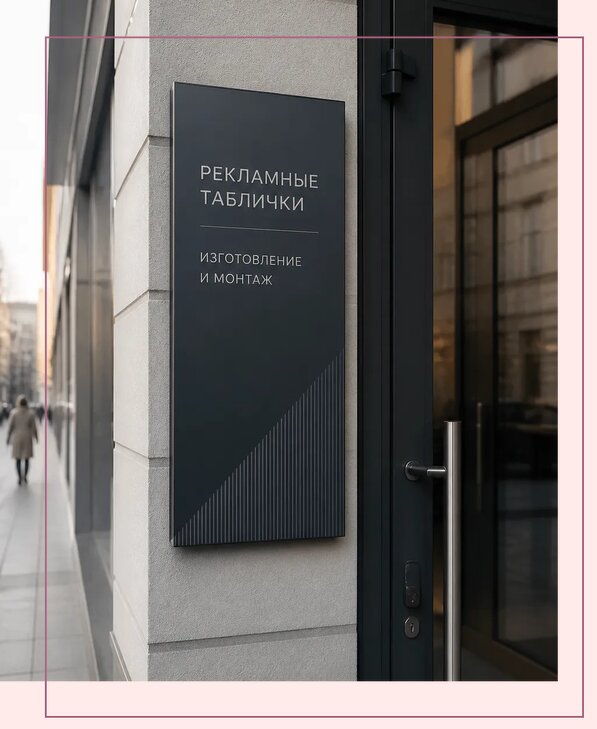 Рекламные таблички в Сорочинске по цене от 4648 р. | Аванза-Срч