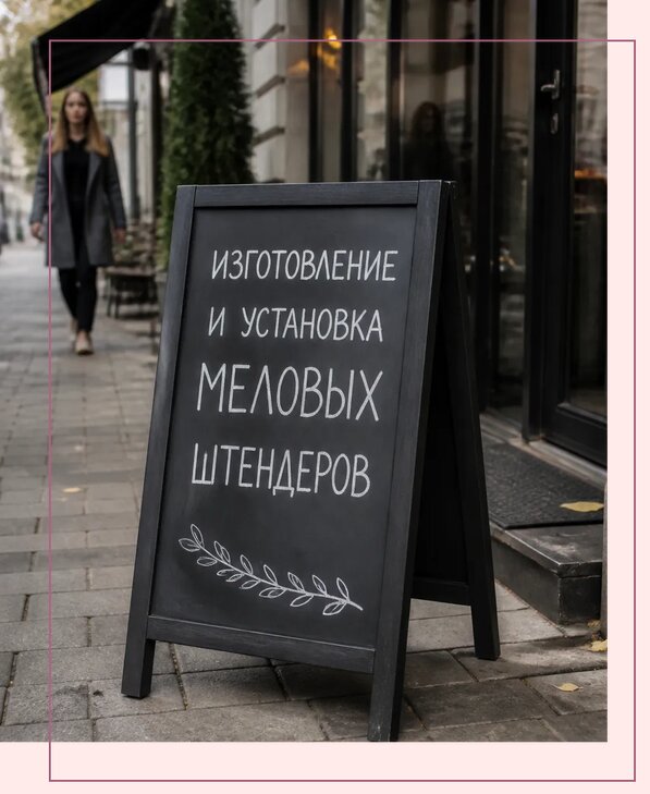 Меловые штендеры в Сорочинске по цене от 6713 р. | Аванза-Срч